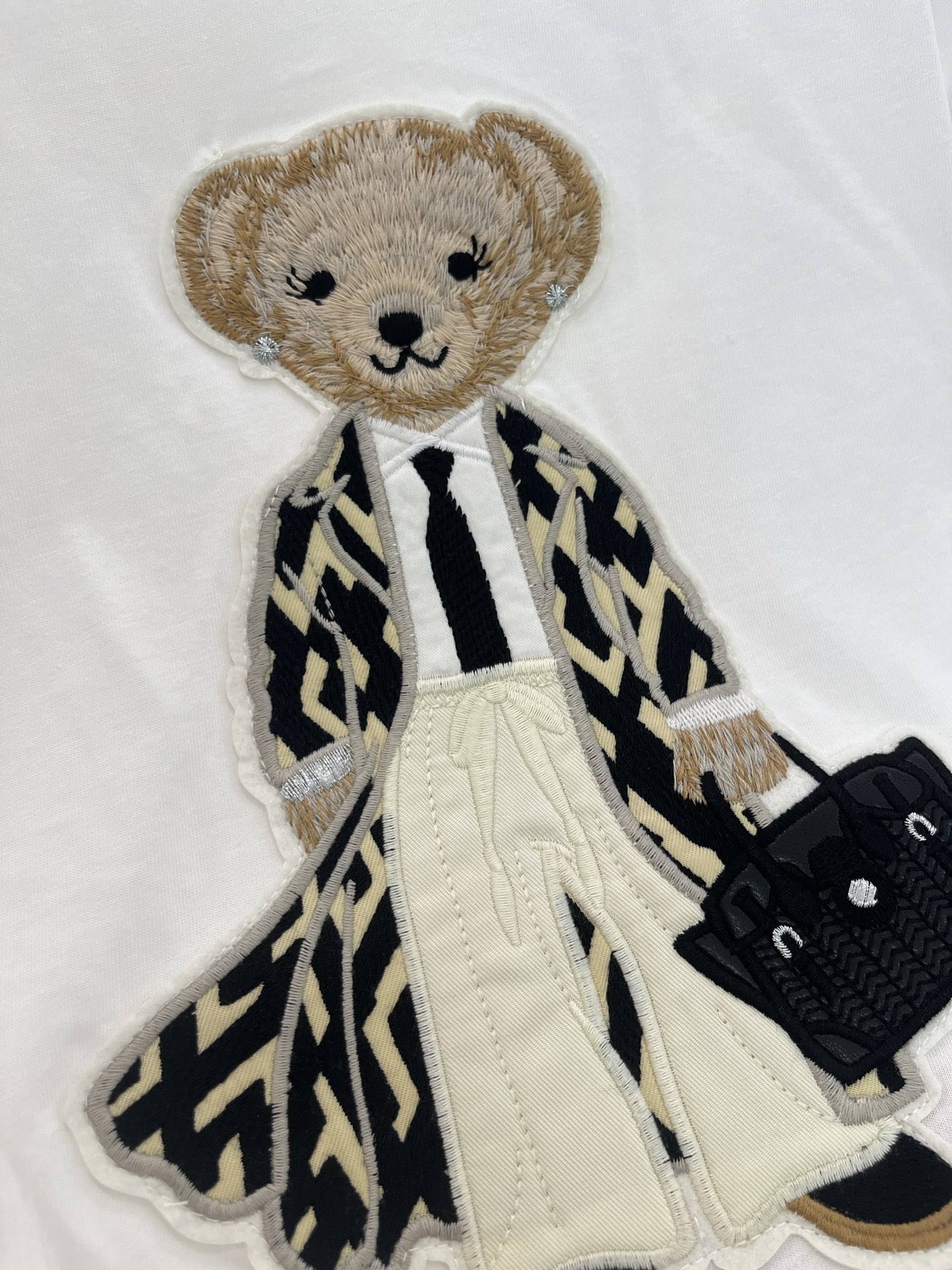 Ralph Lauren Style Polo Bear Cotton Embroidered T-Shirt - Image 4